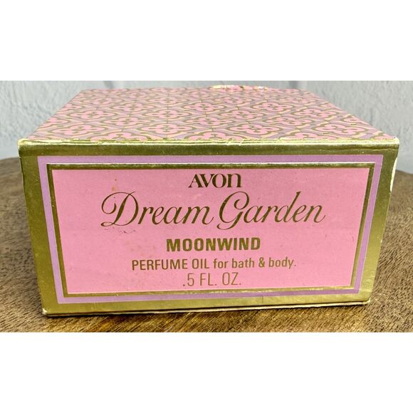 NEW Vintage Avon DREAM GARDEN Watering Can Perfume MOONWIND Perfume Oil 0.5 oz - Picture 4 of 11